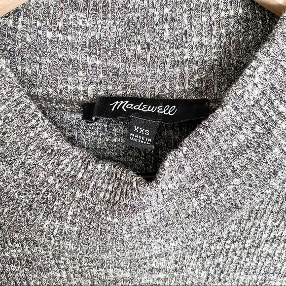 MADEWELL grey ribbed city-block mock-neck dress - Picture 7 of 7